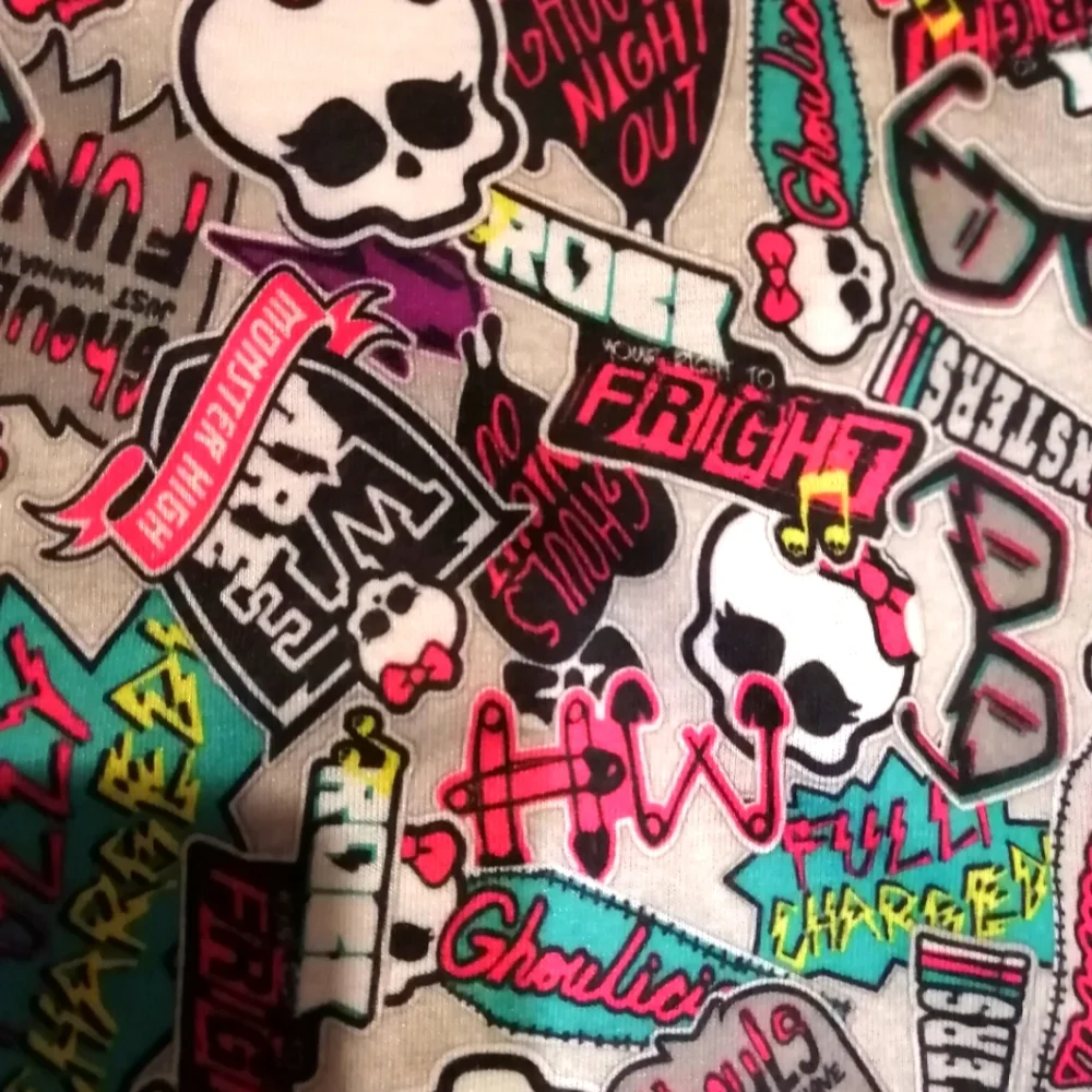 Monster High Girls Two-piece Pajama Set NWT Size 4 - Picture 5 of 9